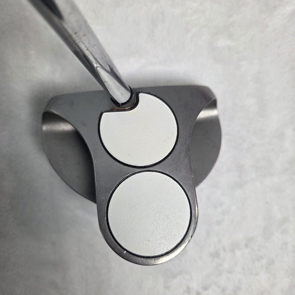 Odyssey White Hot 2-Ball Putter Center Shaft 32" RH New Red IOmic Grip